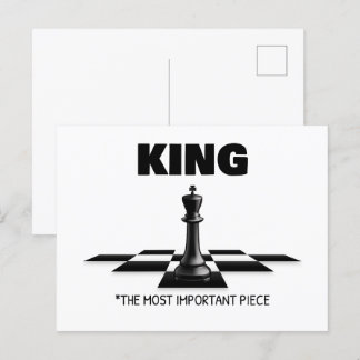King The Most Important Piece Postcard