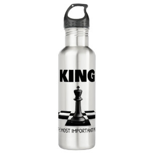 King The Most Important Piece  Stainless Steel Water Bottle