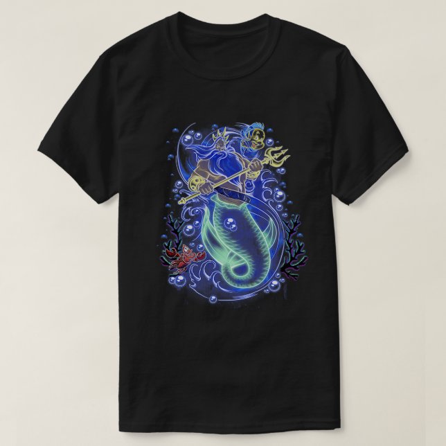 King Triton Sea Storm  T-Shirt (Design Front)