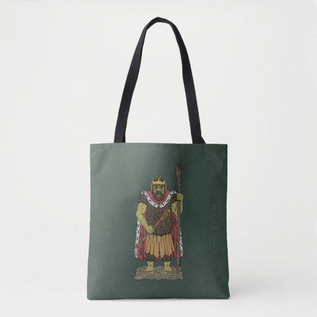 King Troll Tote Bag (Front)
