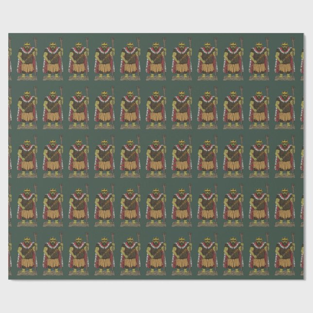 King Troll Wrapping Paper (Flat)