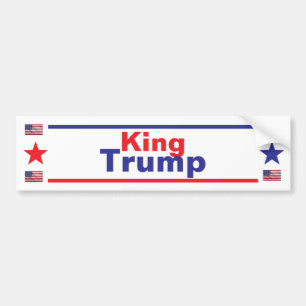 King Trump Bumper Sticker