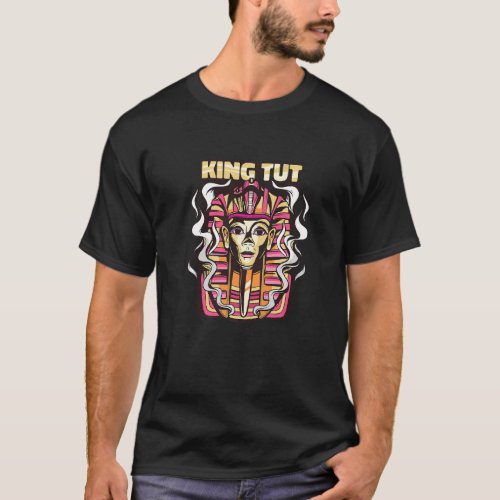 King Tut Ancient Egypt Pharaon Pyramids T_Shirt