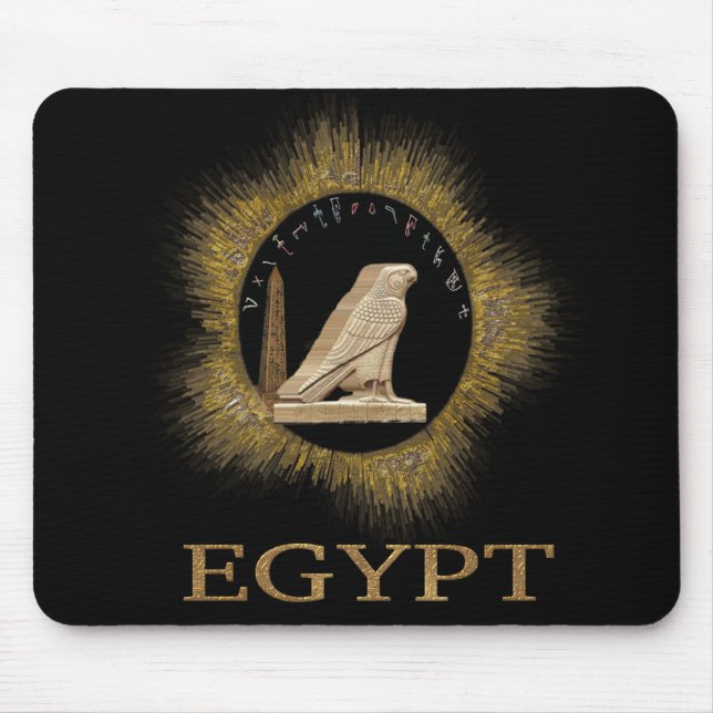 King Tut and Egypt Mouse Pad (Front)