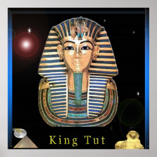 King Tut and Egypt Poster