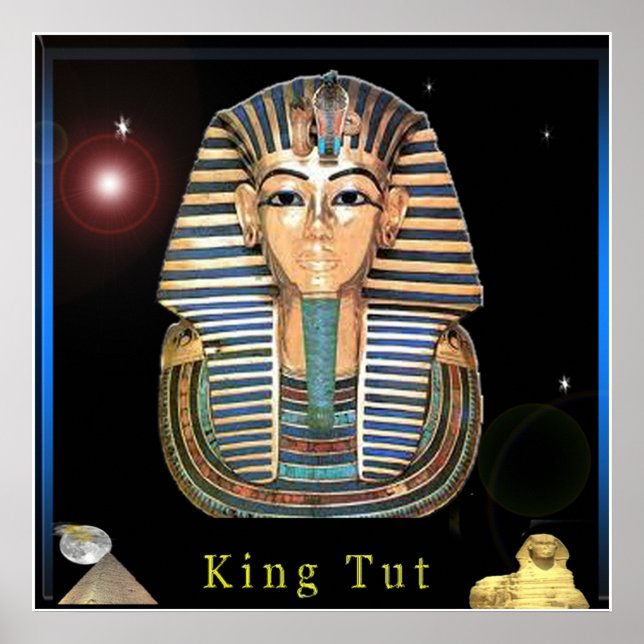 King Tut and Egypt Poster (Front)