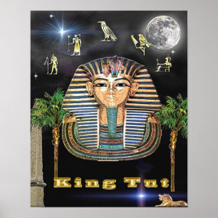 King Tut and Egypt Poster