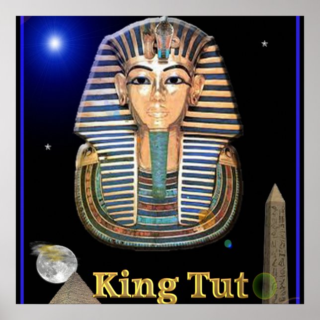 King tut digital art poster (Front)