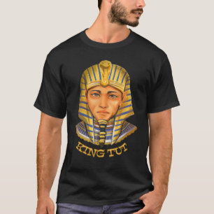 King Tut Egypt Egyptian Pyramid Ankh Pharaoh Templ T-Shirt