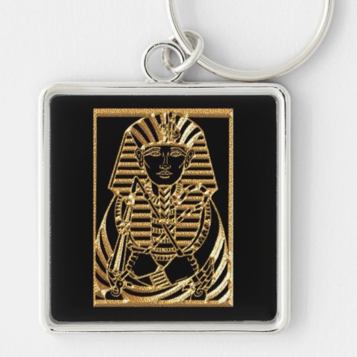 King Tut Gold Egyptian Key Chain