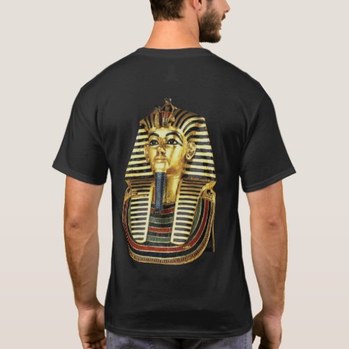 King Tut Gold Egyptian Mask T_Shirt