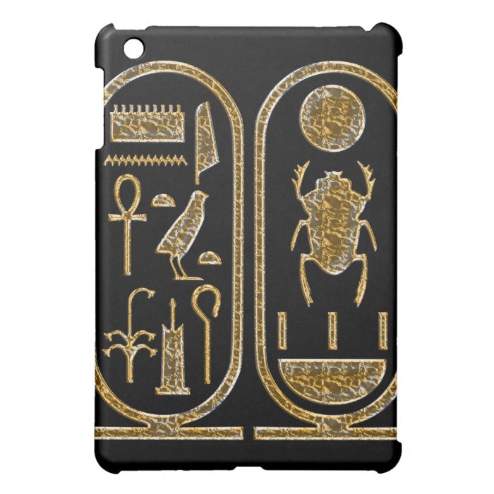 King Tut Hieroglyphics Custom iPad SpeckCase iPad Mini Case