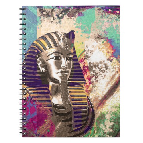 King Tut  Mask Abstract composition Notebook