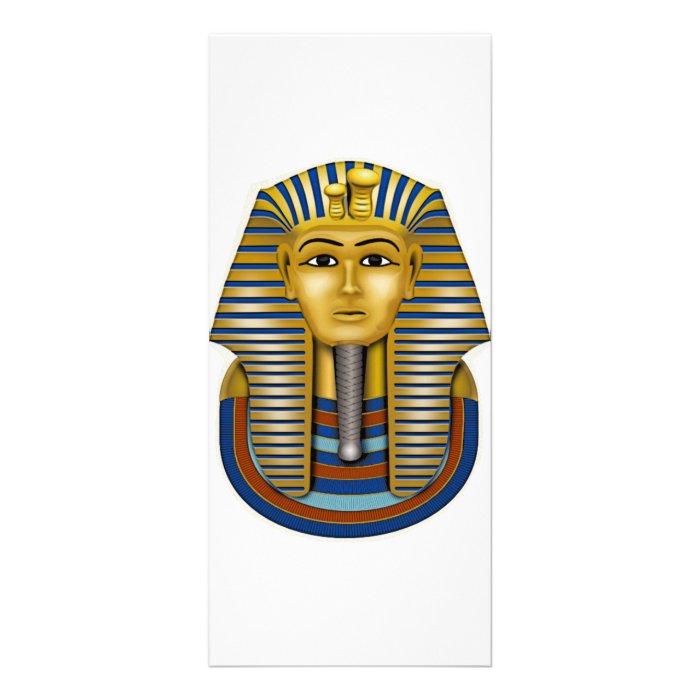 King Tut Mask Costume Tees n Stuff Customized Rack Card