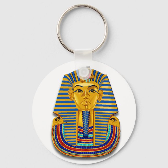 King Tut Mask Keychain (Front)