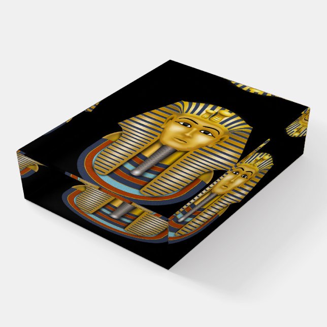 King Tut Mask Paperweight (Angled)
