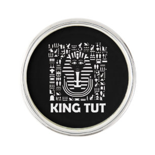 King tut pharaoh egyptian Hieroglyphic Alphabet Lapel Pin