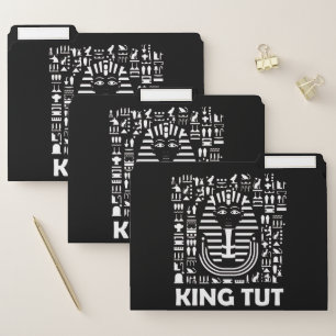 King tut pharaoh egyptian Hieroglyphic Alphabet Lu File Folder
