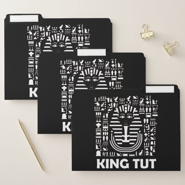 King tut pharaoh egyptian Hieroglyphic Alphabet Lu File Folder (Set)