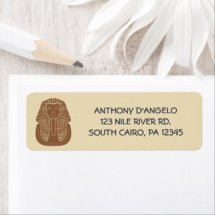 King Tut Tutankhamen Ancient Egyptian Personalized Label