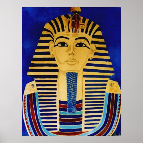 King Tut Tutankhamun Ancient Egypt Art Print