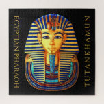 King Tutankhamun Ancient Egyptian Pharaoh Calming  Jigsaw Puzzle at Zazzle