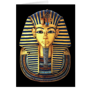 King Tutankhamun, Gold Mask, Egyptian Pharaoh Cards