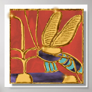 King Tut's Throne Name Poster