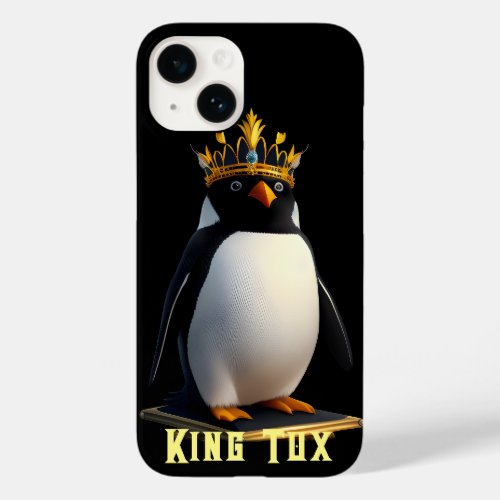 King Tux Linux Phone Case 