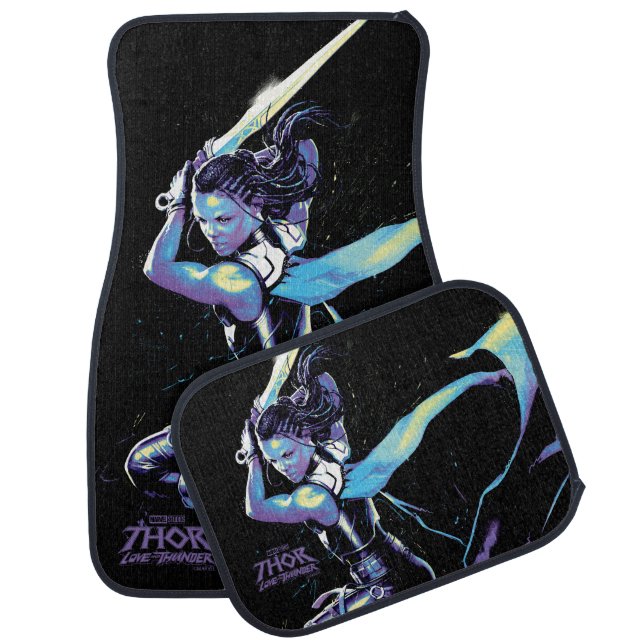 King Valkyrie Illustrated Character Art Car Floor Mat (Set)