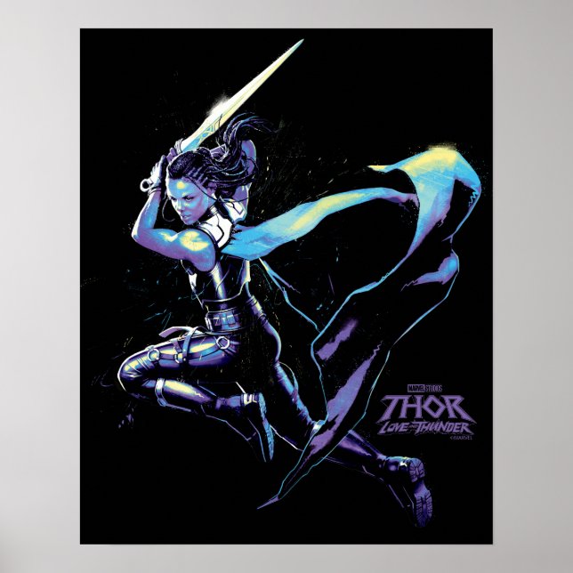 King Valkyrie Illustrated Character Art Poster (Front)