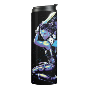 King Valkyrie Illustrated Character Art Thermal Tumbler