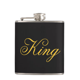 King Vinyl Wrapped Flask