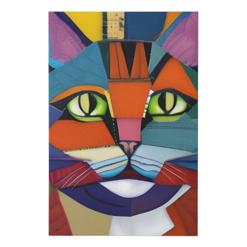 King Vitamin the Cat Faux Canvas Print