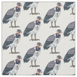 King vulture bird cartoon illustration  fabric