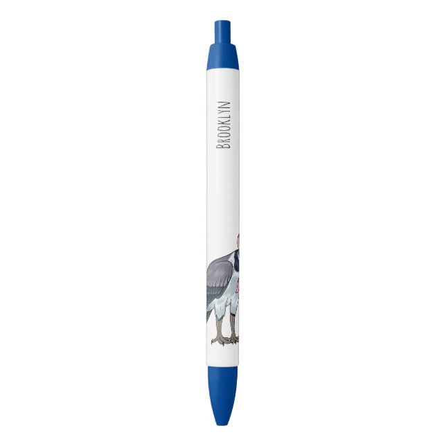 King vulture bird cartoon illustration  pen (Front Vertical)