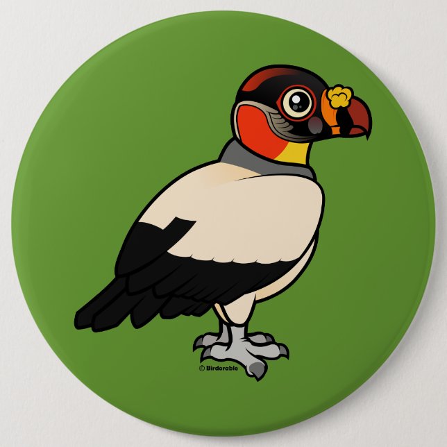 King Vulture Pinback Button (Front)