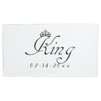 King with Crown Pillow Case