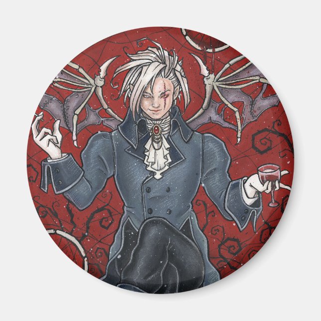 King Zerick Gothic Magnet (Front)