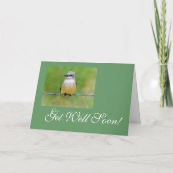 Kingbird Get Well Card Template by bluerabbit at Zazzle