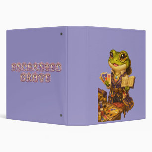 Kingdom Designer Frog Character 3 Ring Binder