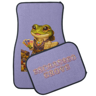 Kingdom Designer Frog Character Car Floor Mat