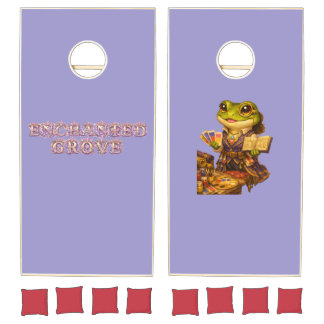 Kingdom Designer Frog Character Cornhole Set