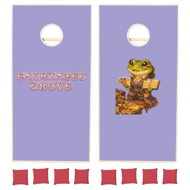 Kingdom Designer Frog Character Cornhole Set (Set)