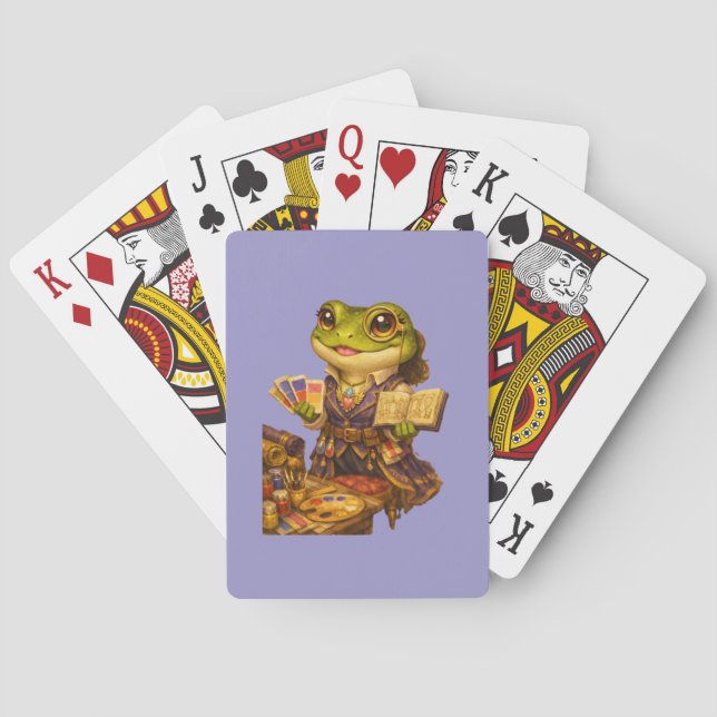 Kingdom Designer Frog Character Poker Cards (Back)