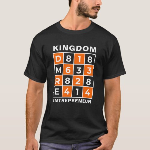 KINGDOM ENTREPRENEUR Christian Bible Verse T_Shirt