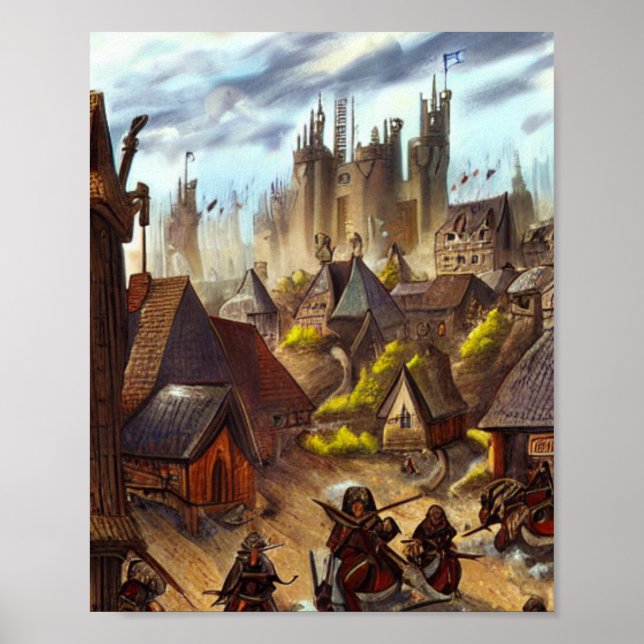 Kingdom Fantasy Digital Art Poster #06 (Front)