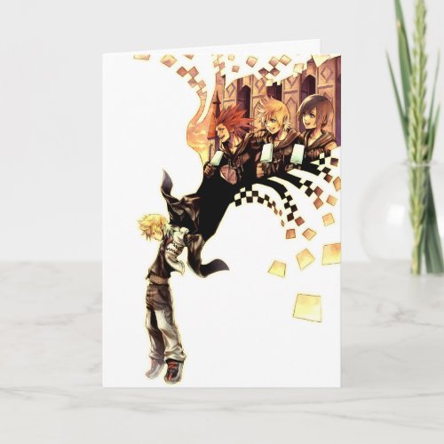 Kingdom Hearts 3582 Days  Roxas Axel  Xion Card