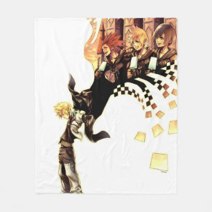 Kingdom Hearts: 358/2 Days   Roxas, Axel, & Xion Fleece Blanket