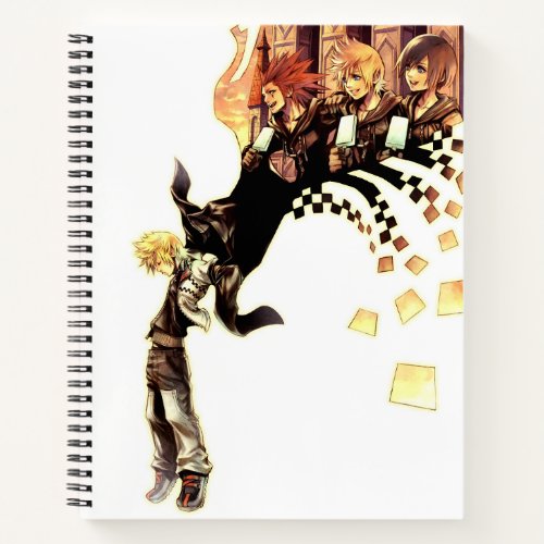 Kingdom Hearts 3582 Days  Roxas Axel  Xion Notebook